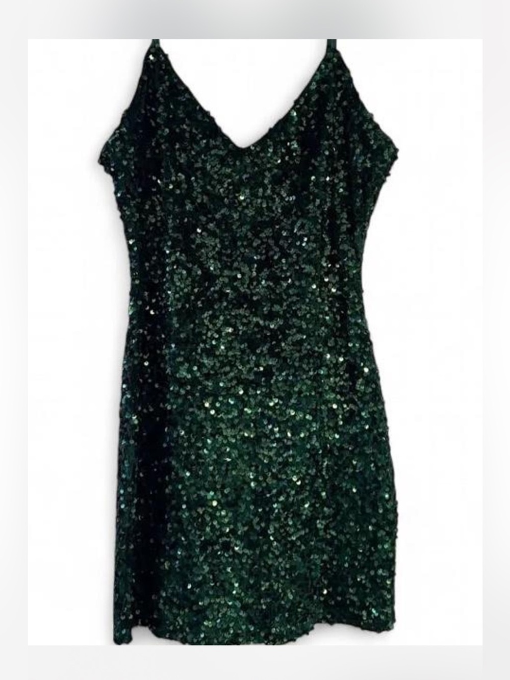 Windsor Emerald Green Sequin Mini Dress